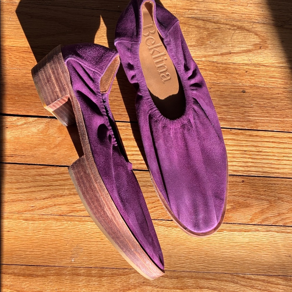 Women's Purple Velvet Shoes